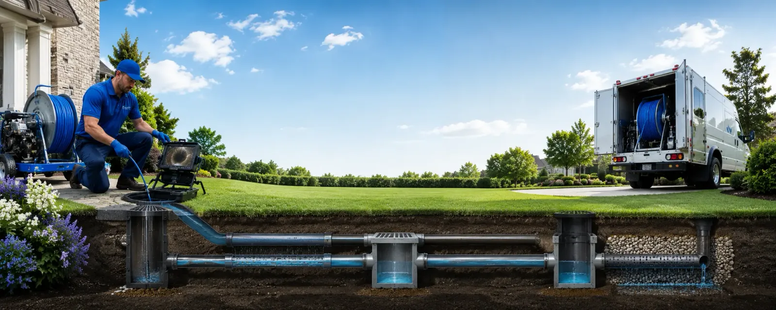 Outdoor drain cleaning information for Cambridge, WI