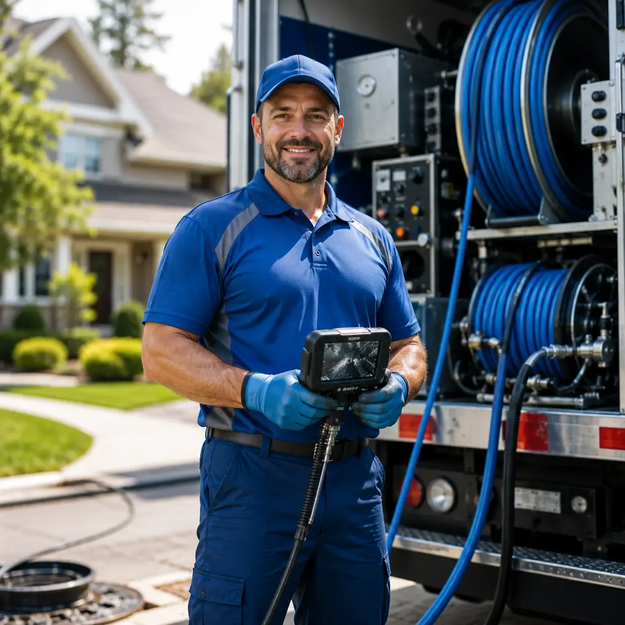 Local outdoor drain cleaning specialists in Cambridge, WI